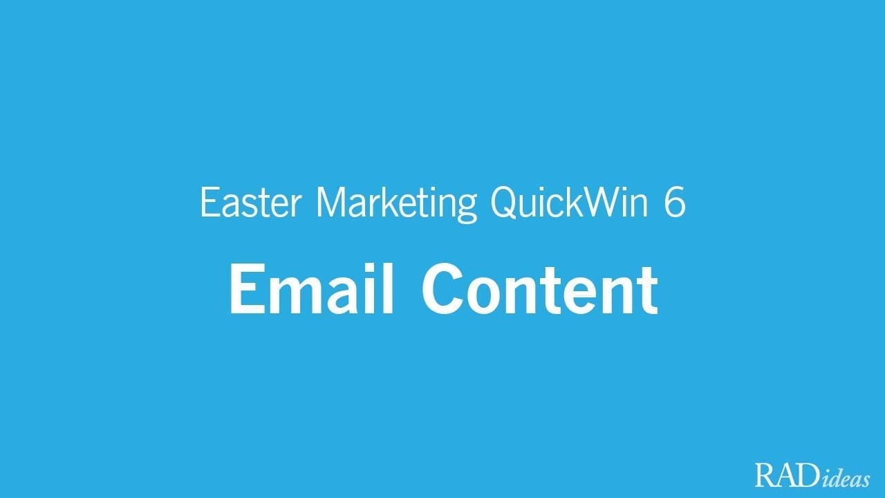 write email your church wants to read, Church Easter Marketing, Quick tips and solutions for improving your Easter promotions