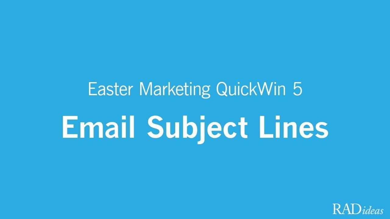 getting your Easter email subject line right, get your church emails opened this Easter, Church Easter Marketing, Quick tips and solutions for improving your Easter promotions