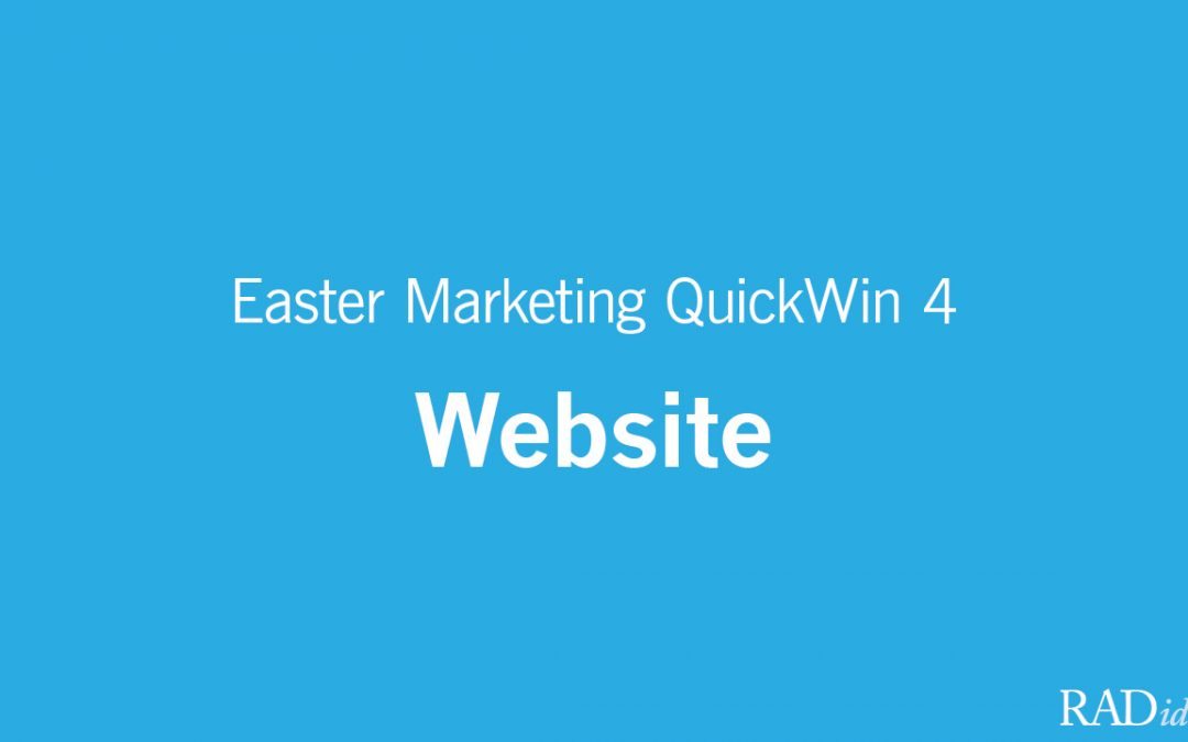 Making Your Website The Digital Front Door of Your Church | Easter QuickWin #4