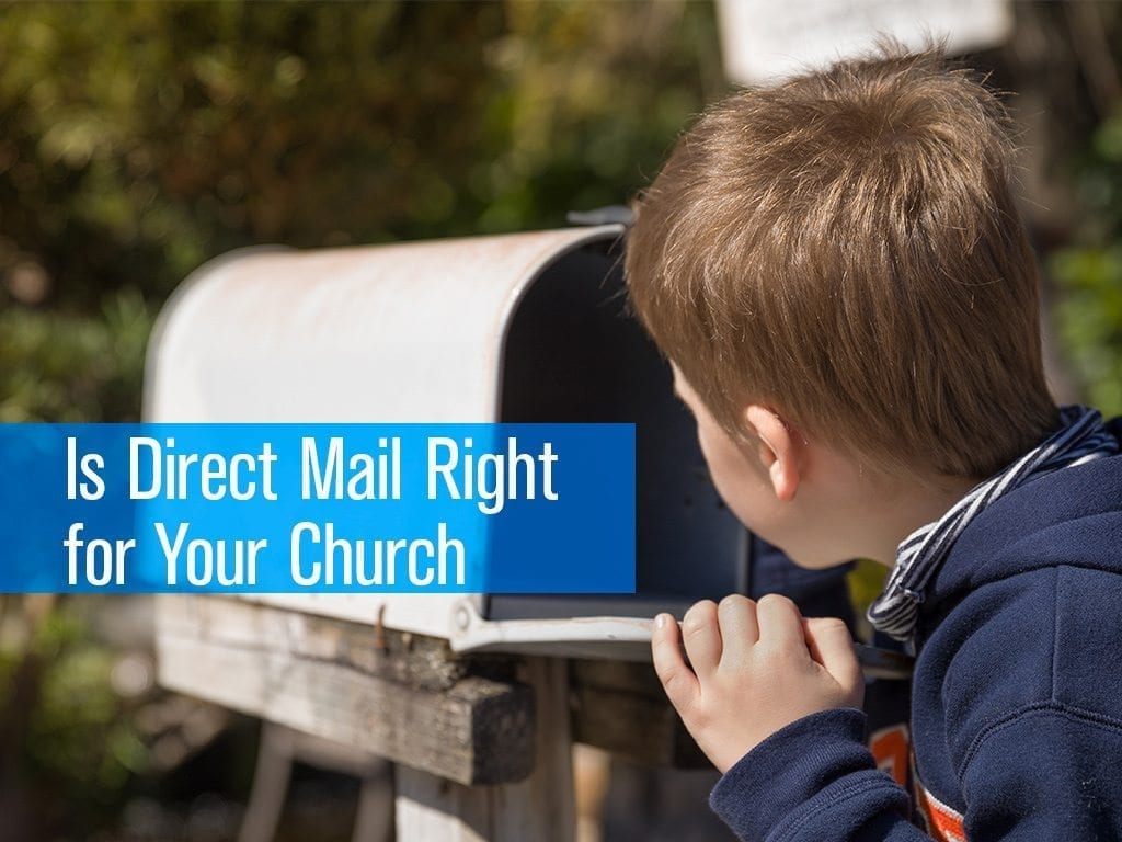 postcard mailer, direct mail for non profit, church mailer